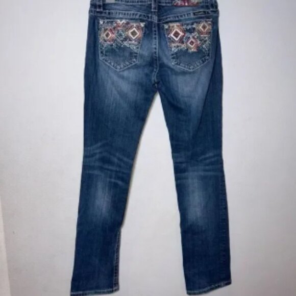 Miss Me Denim - Miss Me Signature Low Rise Straight Leg Jeans